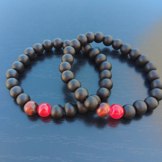 Red Tiger Bracelet Set